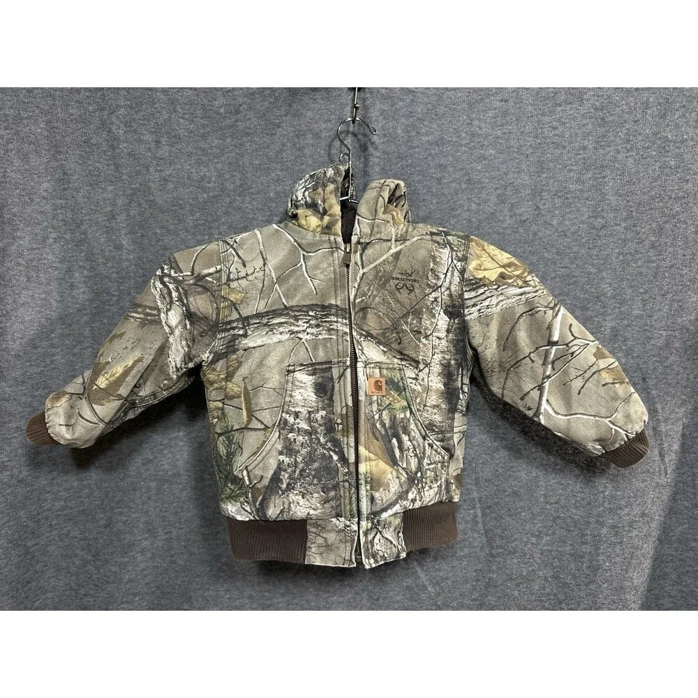 Carhartt Real Tree Kids Hunting Jacket Coat Size 4T